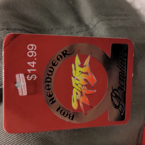 Grizzly Lids Gray California Republic Trucker Snapback W/Red Rim. O/S. NWT - Picture 6 of 7